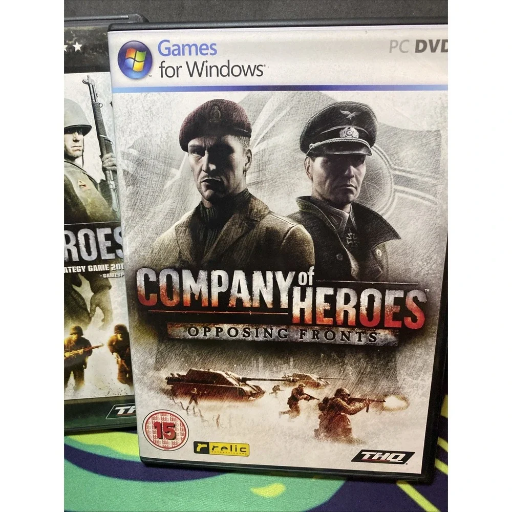 PC DVD-ROM Company of Heroes Gold Edition 2 Games CIB Nice